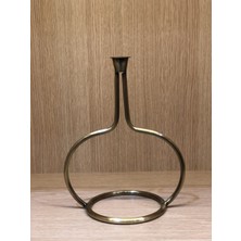 Tunapol Mare Pirinç Şamdan 30 cm