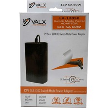 Valx Adaptör 12V 5A 60W 5.5x2.5