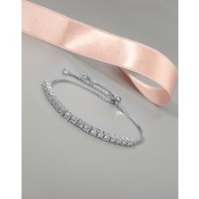 By More 925 Ayar Gümüş Asansörlü Su Yolu Bileklik