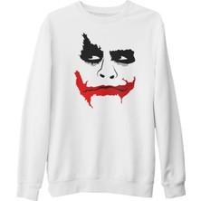 Lord T-Shirt Joker - Look Beyaz Kalın Sweatshirt