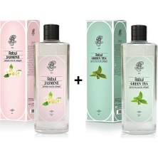 Rebul Kolonya Jasmıne 270 ml Cam Şişe & Rebul Kolonya Green Tea 270 ml Cam Şişe
