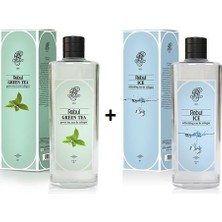 Rebul Kolonya Green Tea 270 ml Cam Şişe & Rebul Kolonya Ice 270 ml Cam Şişe