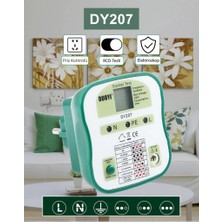 Duoyı DY207 Priz Topraklama Rcd Test Cihazı