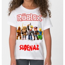 Taketshirt Isim Yazılı Kişiye Özel Roblox Unisex Çocuk T-Shirt