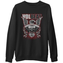 Lord T-Shirt The Eagle  Siyah Erkek Kalın Sweatshirt