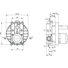 NSK Ideal Standard Ankastre Iç Set-Kıt1 A1300NU