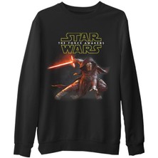 Lord T-Shirt Star Wars - The Force Awakens 10  Siyah Erkek Kalın Sweatshirt