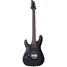 Schecter C-6 Fr Deluxe Solak Elekktro Gitar Satin Black