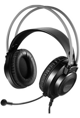 A4 Tech FH-200U Mikrofonlu Kulaküstü Kulaklık Siyah - Gri