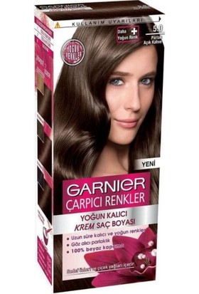 Garnier Çarpıcı Renkler 5.0 - Parlak Açık Kahve Saç Boyası - 2 Adet