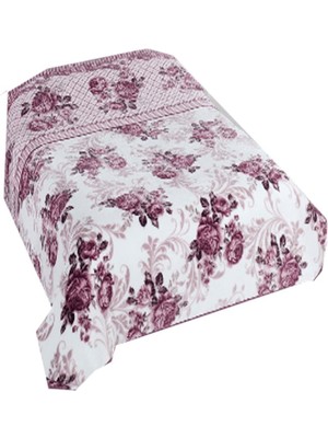 Merinos Sarar Battaniye Çift Kişilik Süper 4kg Rosely Gül