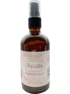 Roselin Doğal Gül Suyu (100 Ml. Cam Şişe ve Özel Kutusunda)