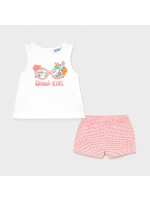 Mayoral Kız Bebek T-Shirt Şort  2 Li Set