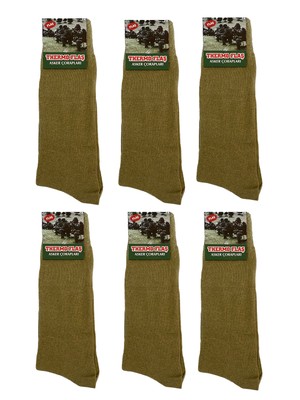 Flaş Askeri Malzeme Haki 6'lı Asker Çorabı