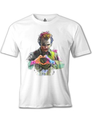 Lord T-Shirt Joker - Love Beyaz Erkek Tshirt