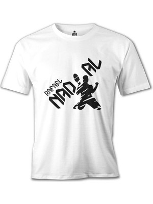 Lord T-Shirt Tenis - Nadal Win Beyaz Erkek Tshirt