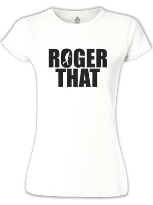 Lord T-Shirt Tenis - Roger That Beyaz Bayan Tshirt