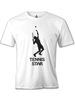 Lord T-Shirt Tenis Star Beyaz Erkek Tshirt