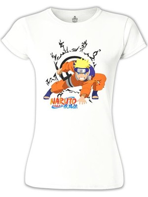 Lord T-Shirt Naruto Beyaz Bayan Tshirt