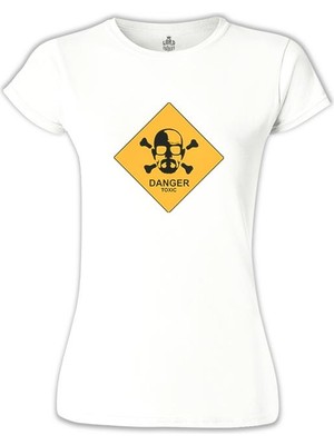 Lord T-Shirt Breaking Bad - Toxic Beyaz Bayan Tshirt