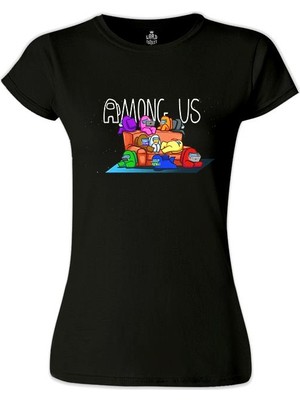 Lord T-Shirt Among Us I Siyah Bayan Tshirt