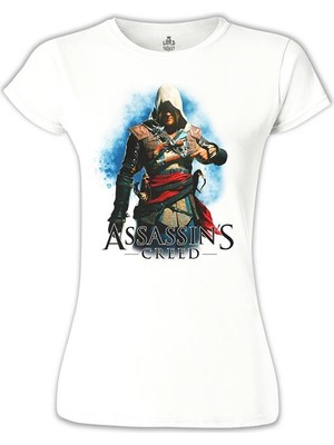 Lord T-Shirt Assassin's Creed Beyaz Bayan Tshirt