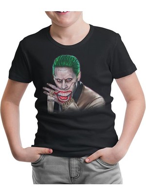 Lord T-Shirt Suicide Squad - Joker Hand Siyah Çocuk Tshirt