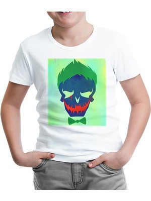 Lord T-Shirt Suicide Squad - Joker Last Cry Beyaz Çocuk Tshirt