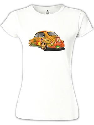 Lord T-Shirt Bugs In Color Beyaz Bayan Tshirt