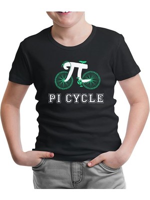 Lord T-Shirt Matematik - Pi 1 Siyah Çocuk Tshirt