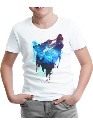 Lord T-Shirt Kurt 4 Beyaz Çocuk Tshirt