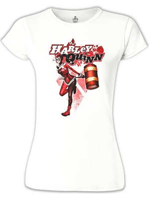 Lord T-Shirt Harley Quinn - Big Bang Beyaz Bayan Tshirt
