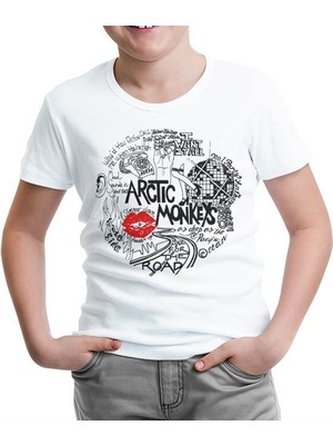 Lord T-Shirt Arctic Monkeys - Songs Beyaz Çocuk Tshirt