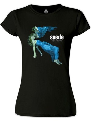 Lord T-Shirt Suede - Night Thoughts Siyah Bayan Tshirt