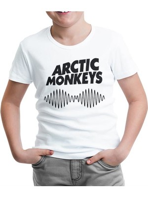 Lord T-Shirt Arctic Monkeys 2 Beyaz Çocuk Tshirt