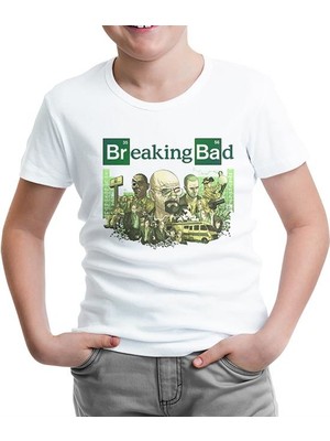Lord T-Shirt Breaking Bad 1 Beyaz Çocuk Tshirt