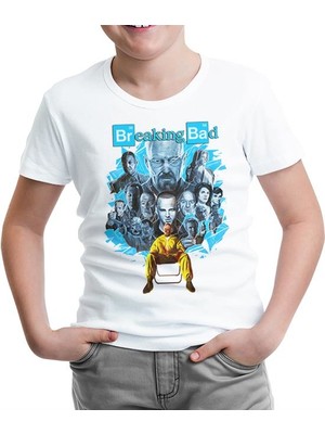 Lord T-Shirt Breaking Bad 2 Beyaz Çocuk Tshirt