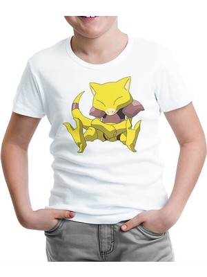 Lord T-Shirt Pokemon - Abra Beyaz Çocuk Tshirt