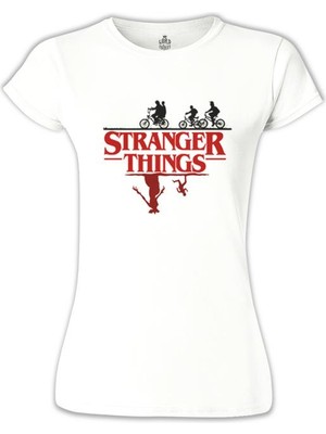 Lord T-Shirt Stranger Tshings - Beneath Beyaz Bayan Tshirt