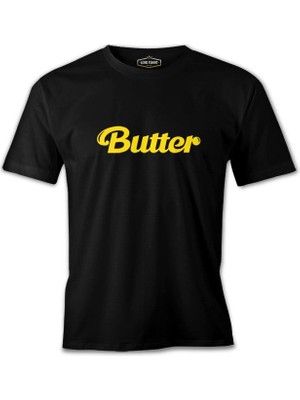 Lord T-Shirt Bts - Butter Siyah Erkek Tshirt