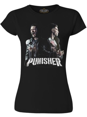 Lord T-Shirt Punisher - Fight Siyah Bayan Tshirt