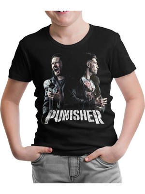 Lord T-Shirt Punisher - Fight Siyah Çocuk Tshirt