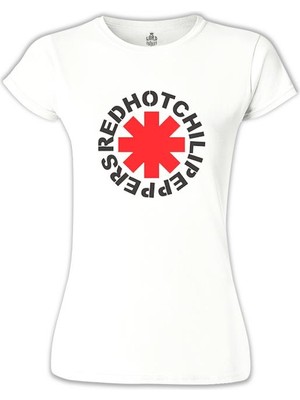 Lord T-Shirt Rhcp - Logo Beyaz Bayan Tshirt