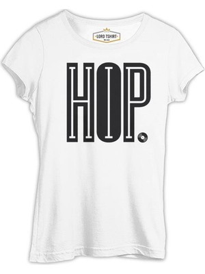 Lord T-Shirt Hip Hop With Io Beyaz Bayan Tshirt