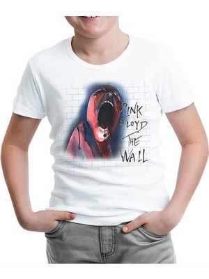 Lord T-Shirt Pink Floyd - The Wall Beyaz Çocuk Tshirt