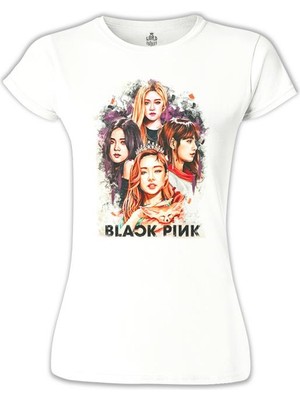 Lord T-Shirt Black Pink - Group Beyaz Bayan Tshirt
