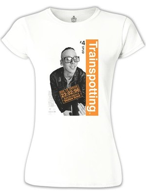 Lord T-Shirt Trainspotting - 4 Beyaz Bayan Tshirt