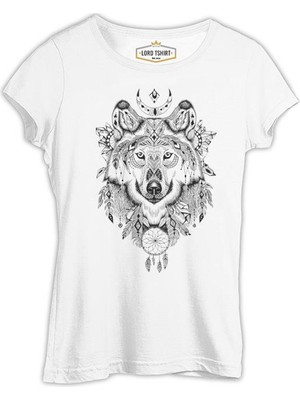 Lord T-Shirt Kurt Tattoo Beyaz Bayan Tshirt