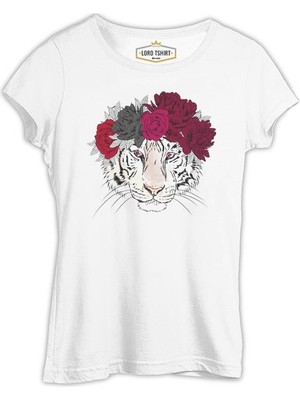 Lord T-Shirt Purple Pink - Kaplan Beyaz Bayan Tshirt