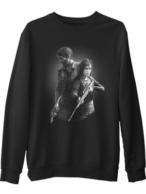 Lord T-Shirt The Last Of Us - Remastered Siyah Erkek Kalın Sweatshirt